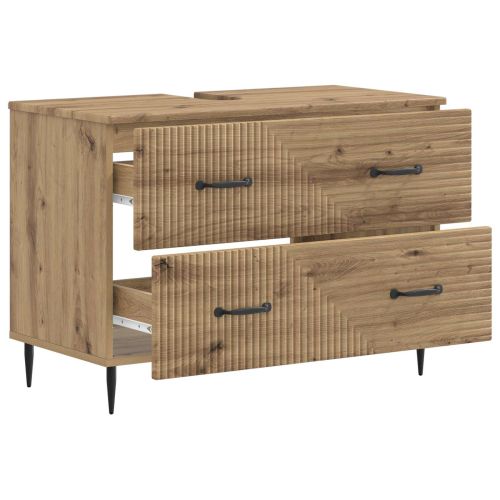 Шкаф за мивка в баня HAARLEM Дъб артизан 82 x 41 x 58,5 см