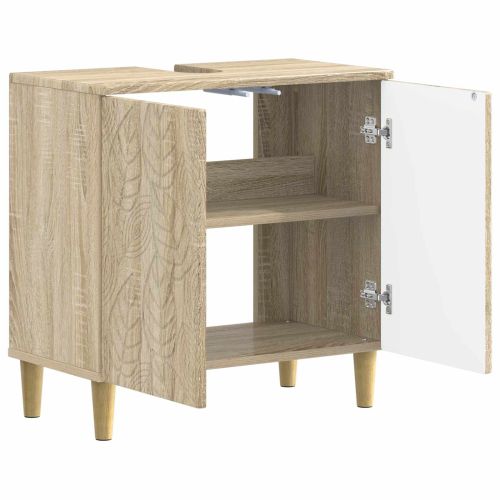 Шкаф за мивка в баня DELFT Дъб сонома 59,5 x 31,5 x 59 см