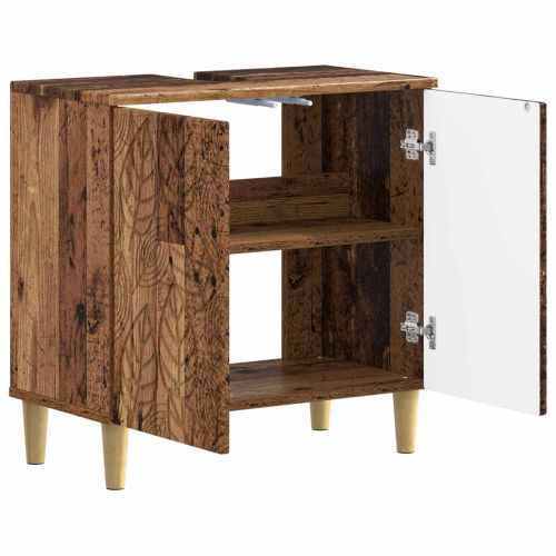 Шкаф за мивка в баня DELFT Старо дърво 59,5 x 31,5 x 59 см