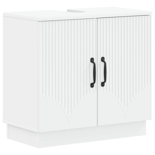 Шкаф за мивка в баня HOORN Бяло 59,5 x 31,5 x 56 см