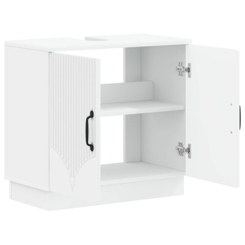 Шкаф за мивка в баня HOORN Бяло 59,5 x 31,5 x 56 см