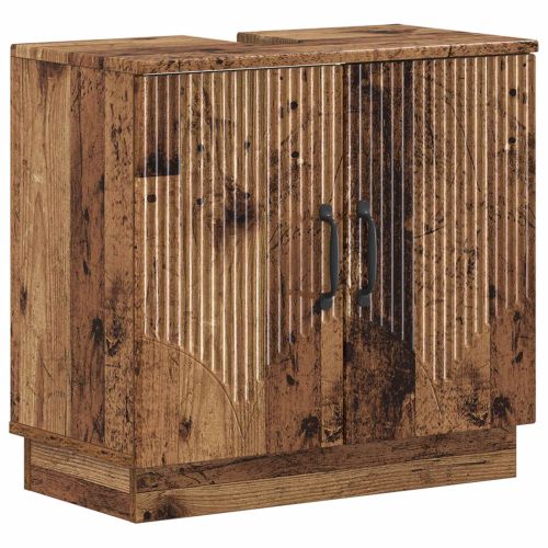 Шкаф за мивка в баня HOORN Старо дърво 59,5 x 31,5 x 56 см