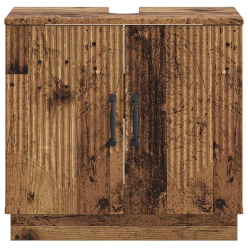 Шкаф за мивка в баня HOORN Старо дърво 59,5 x 31,5 x 56 см