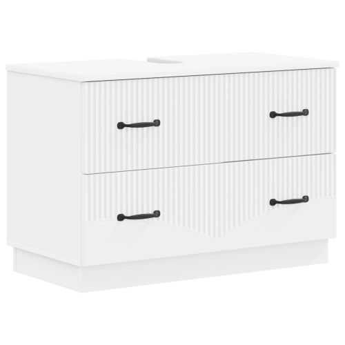 Шкаф за мивка в баня HOORN Бяло 82 x 41 x 56 см