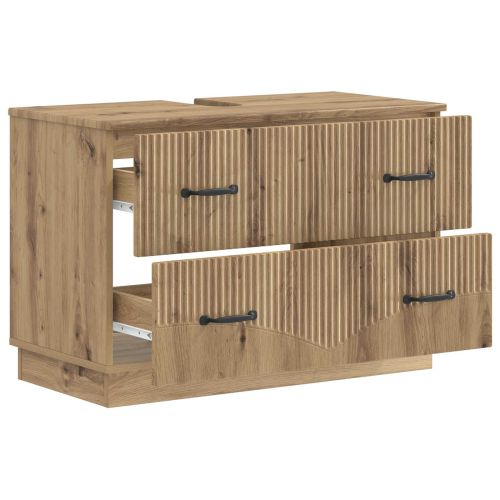 Шкаф за мивка в баня HOORN Дъб артизан 82 x 41 x 56 см