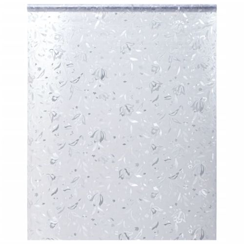Фолио за прозорци матирано модел на цвете 60x500 см PVC