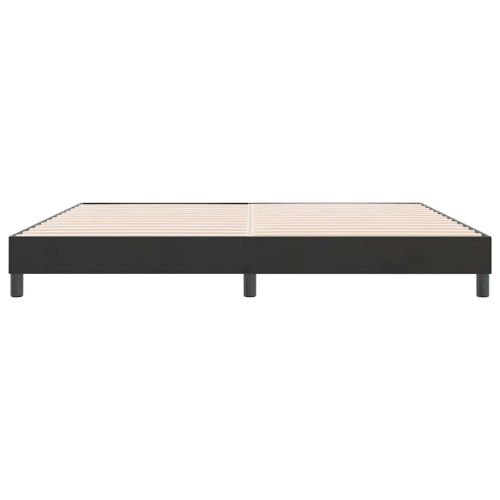 Box Spring Легло без матрак Черно 180x220 cm Velvet