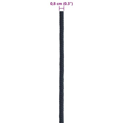 Въже за лодка 0.8 mm 100 m Кралско синьо Полиестер