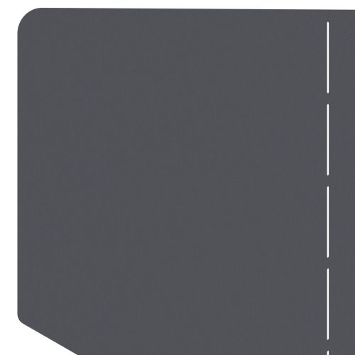 Ограда за трева 100 x 45 cm Стомана Антрацит