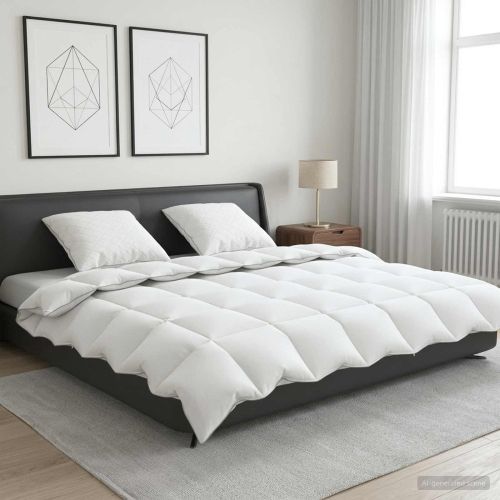 Долен комплект 90% гъши пух FULDA 3 бр. 220 x 260 cm 210 GSM