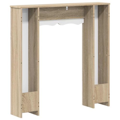 Рамка за камина Дъб сонома 102 x 20 x 102 см