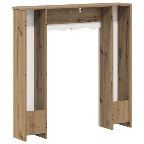 Рамка за камина Дъб артизан 102 x 20 x 102 см