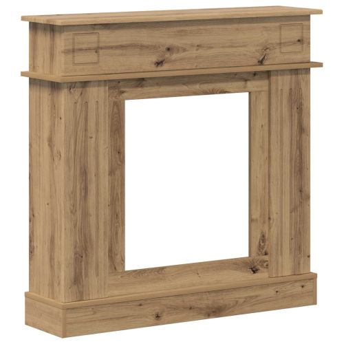 Рамка за камина Дъб артизан 102 x 26 x 100 см