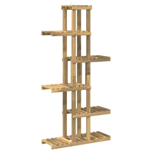 Стойка за растения Бяло 68 x 23,5 x 140 см