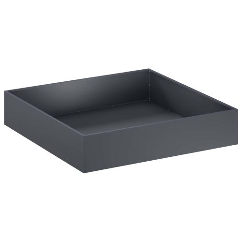 Градинска саксия 2 бр. Антрацит 80 x 80 x 20 cm