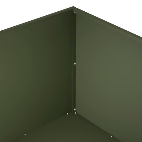 Градинска саксия Маслиненозелено 60 x 60 x 40 cm