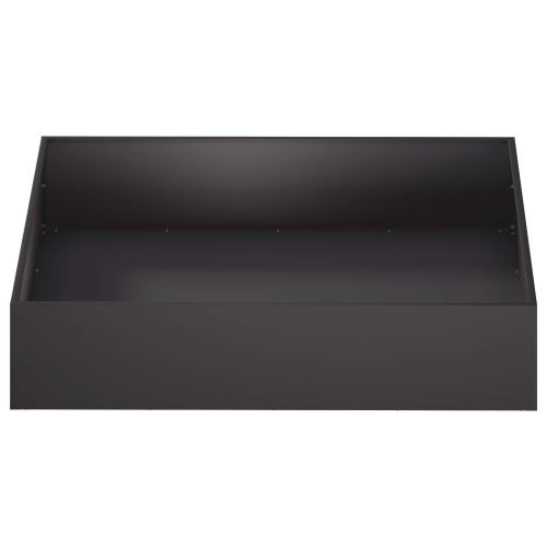 Градинска саксия Черно 80 x 80 x 20 cm