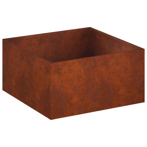 Градинска саксия Ръждясало 100 x 100 x 40 cm Кортенова стомана