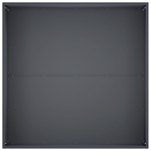 Градинска саксия 2 бр. Антрацит 60 x 60 x 40 cm