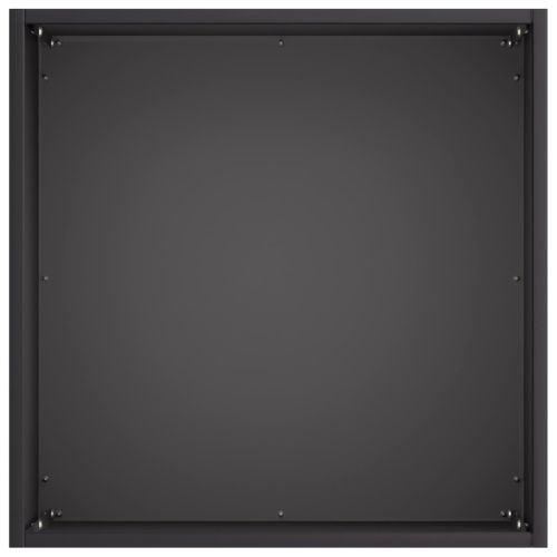 Градинска саксия 2 бр. Черно 20 x 20 x 20 см