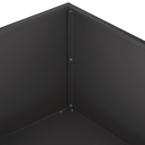 Градинска саксия Черно 40 x 40 x 20 cm