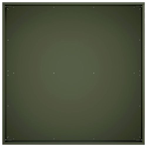 Градинска саксия 2 бр. Маслиненозелено 40 x 40 x 20 cm