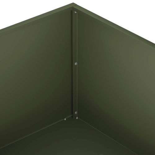 Градинска саксия Маслиненозелено 40 x 40 x 20 cm