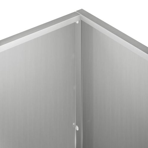 Градинска саксия Сребристо 100 x 50 x 50 cm Поцинкована стомана