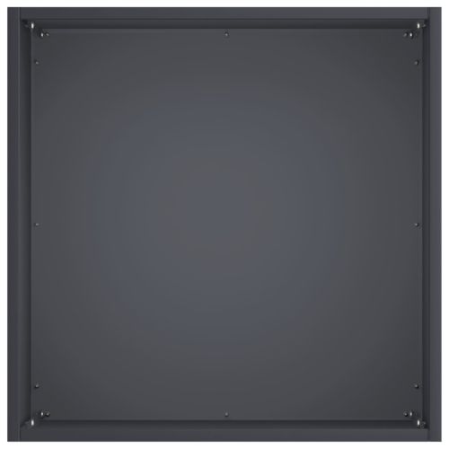 Градинска саксия 2 бр. Антрацит 20 x 20 x 20 см