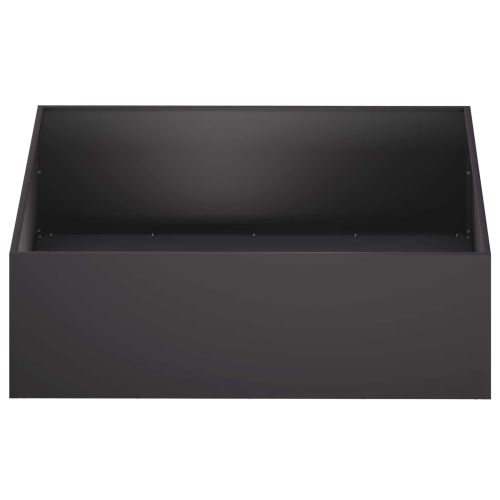 Градинска саксия Черно 80 x 80 x 30 cm