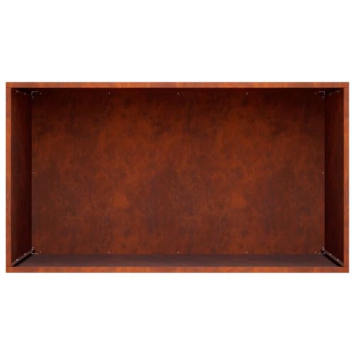 Градинска саксия Ръждясало 80 x 50 x 50 см Кортенова стомана