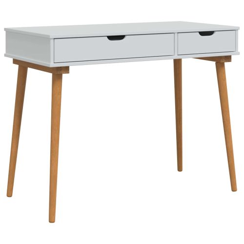 vidaxl Тоалетка FAUSKE Бяло 100 x 50 x 78 см