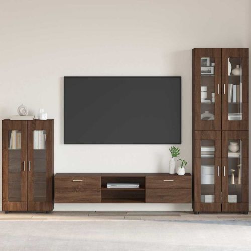 Служебен шкаф FLORIN 55,5 x 29 x 100 см Кафяв дъб