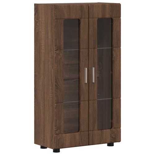 Служебен шкаф FLORIN 55,5 x 29 x 100 см Кафяв дъб