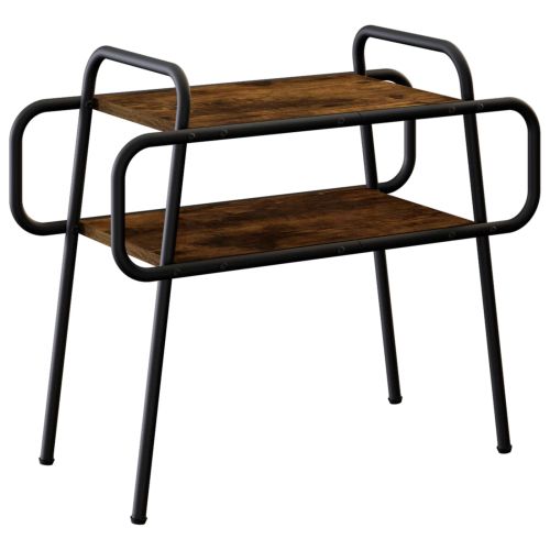 Масичка за кафе Опушен дъб 60 x 30 x 51 см Инженерна дървесина