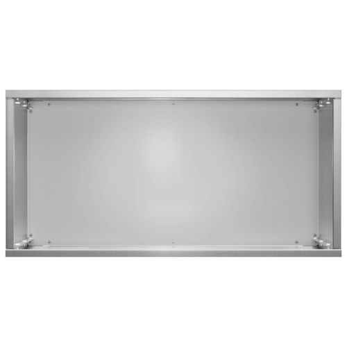 Градинска саксия 2 бр. Сребристо 40 x 20 x 40 см