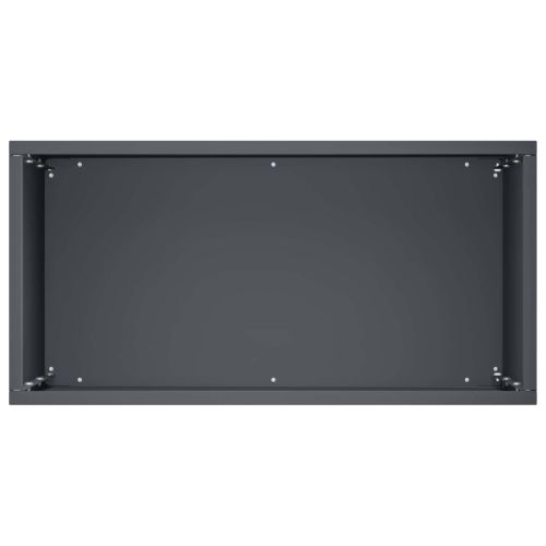 Градинска саксия 2 бр. Антрацит 40 x 20 x 50 см