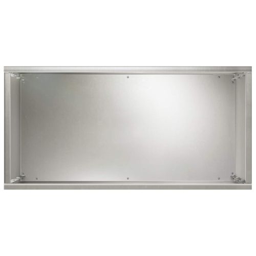 Градинска саксия 2 бр. Сребристо 40 x 20 x 40 см