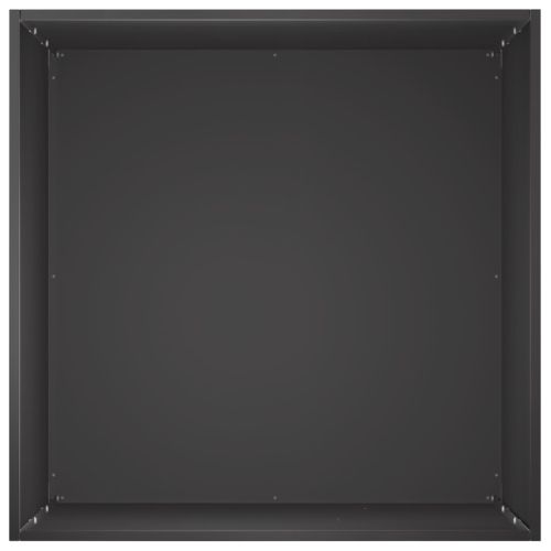 Градинска саксия 2 бр. Черно 50 x 50 x 75 cm