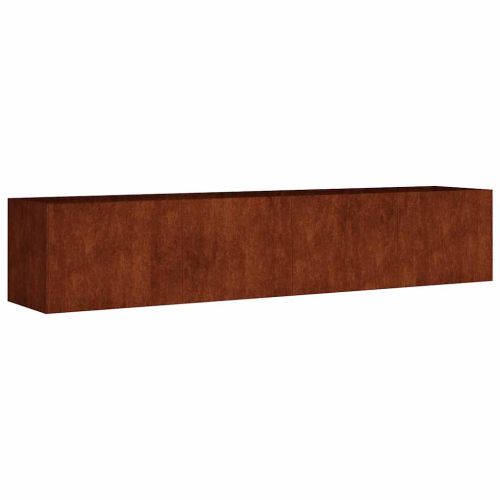 Градинска повдигната леха 200x40x40 см кортенова стомана