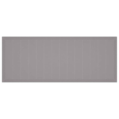 Градинска маса Светлосиво 250 x 100 x 73 см полиратан