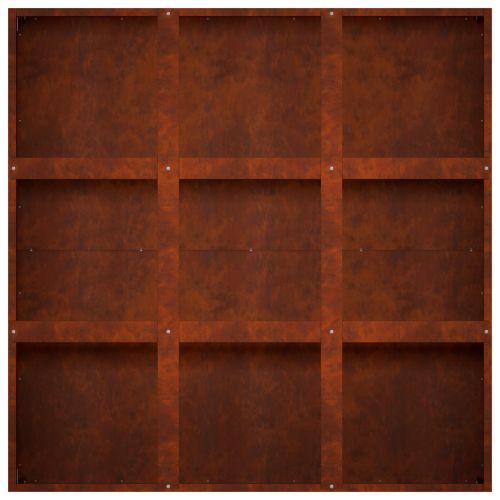 Градинска саксия Ръждясало 100 x 100 x 40 cm Кортенова стомана