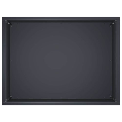Градинска саксия 2 бр. Антрацит 40 x 30 x 40 см