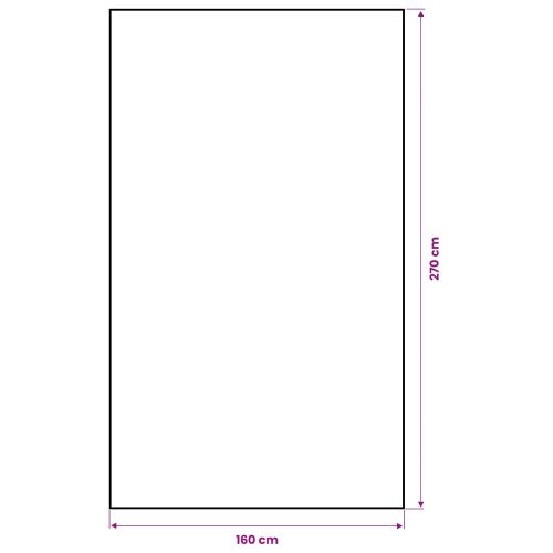 Маса от юта Натурално 160 x 270 см 100% Юта Тоса