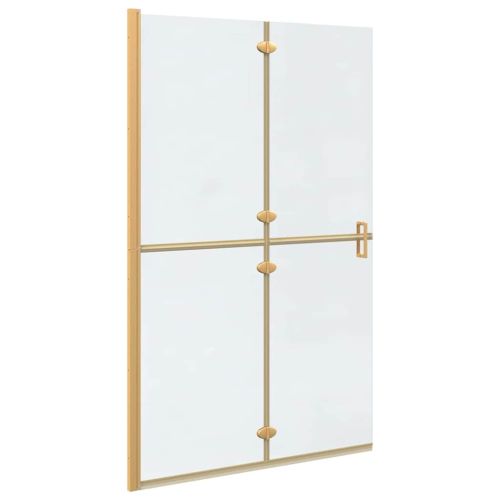Стена за душ с влизане Златист 120 x 6,5 x 190 см