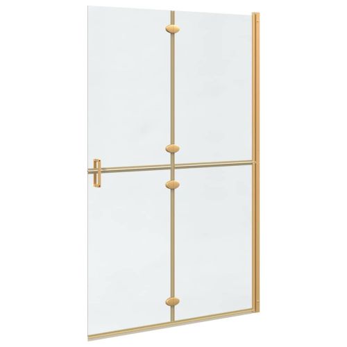 Стена за душ с влизане Златист 120 x 6,5 x 190 см