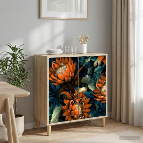 Служебен шкаф LOCHEM Сонома 69 x 33 x 75 см Инженерна дървесина