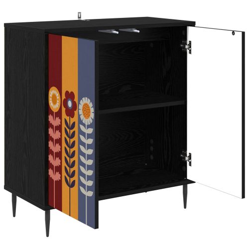 Служебен шкаф ESSEN Черен дъб 69 x 33 x 76 см