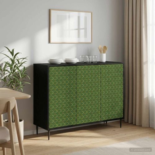 Служебен шкаф GELEEN Черен дъб 102 x 33 x 76 см