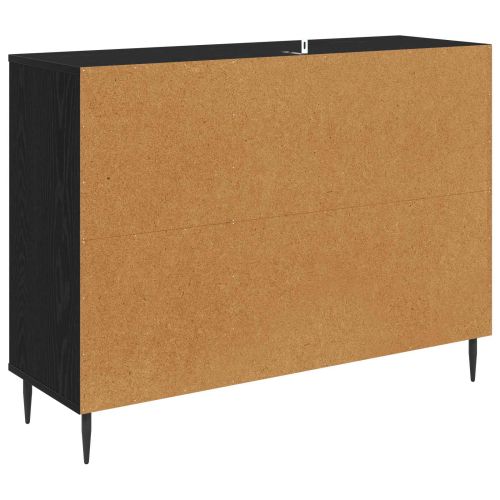 Служебен шкаф ZAANDAM Черен дъб 102 x 33 x 76 см